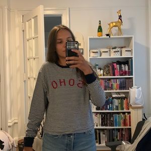 Brandy Melville striped soho long sleeve